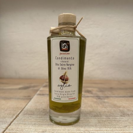 Condiment based on Extra Virgin Olive Oil – Garlic 200ml