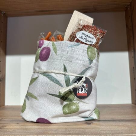 Pasta Shop Verpackung Strozzapreti mit Tomate und Oregano nach Pizzaiola
